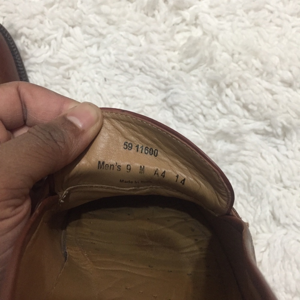 Johnston & Murphy Sheep Skin Leather Loafers - Picture 6 of 8